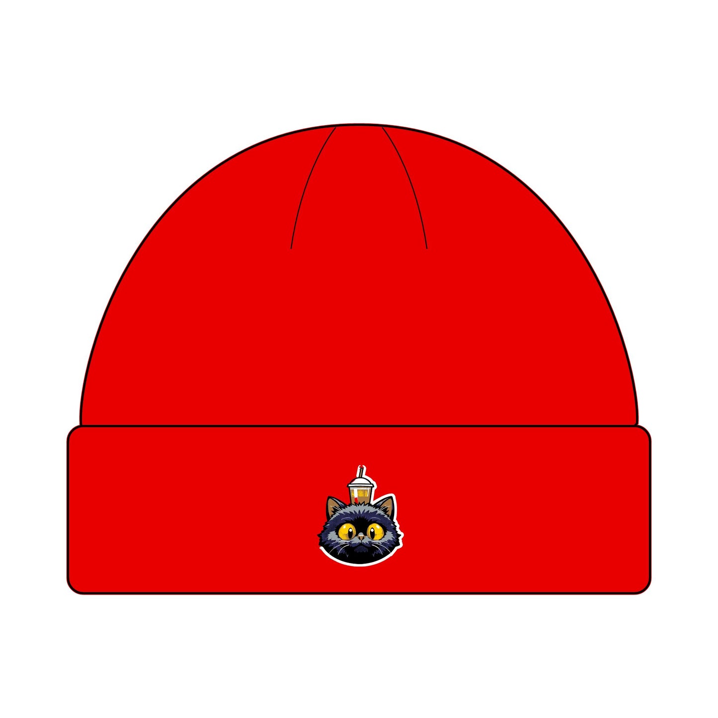 Embroidered Knit Beanie Style 4 - a-0001