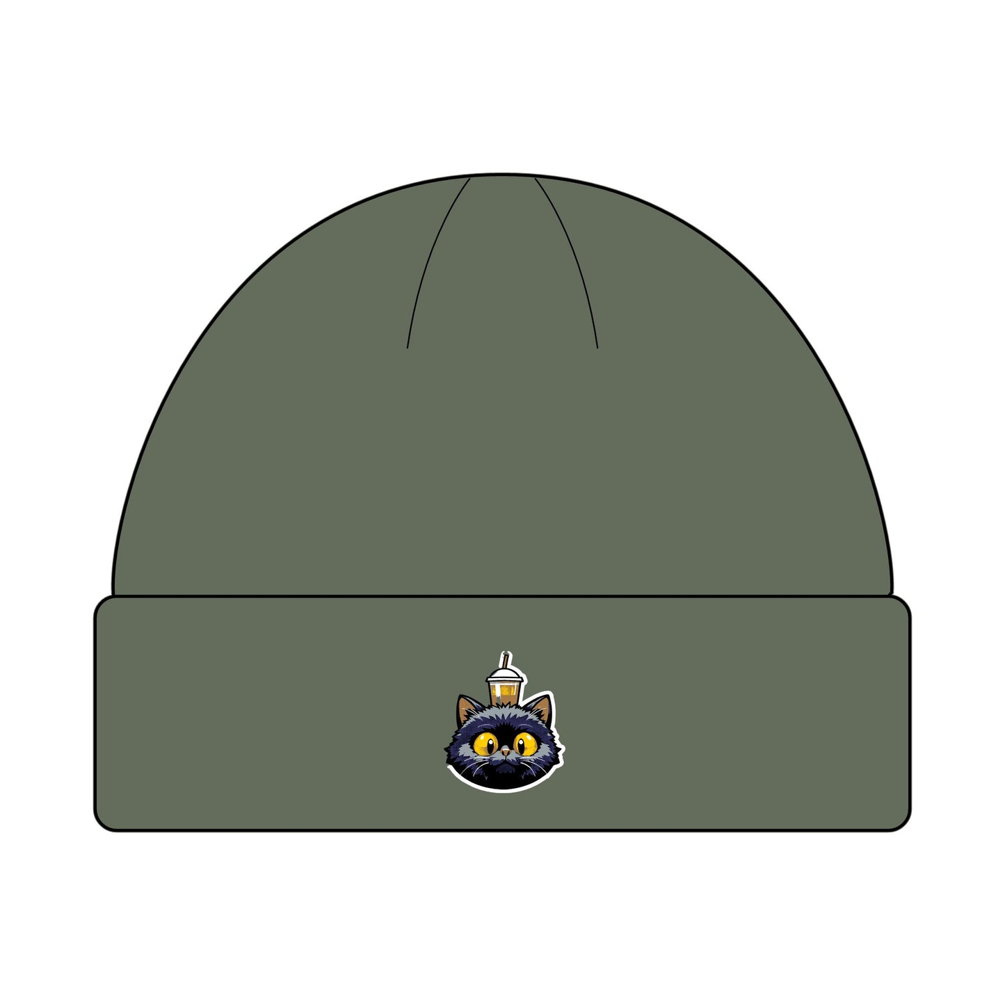 Embroidered Knit Beanie Style 4 - a-0001