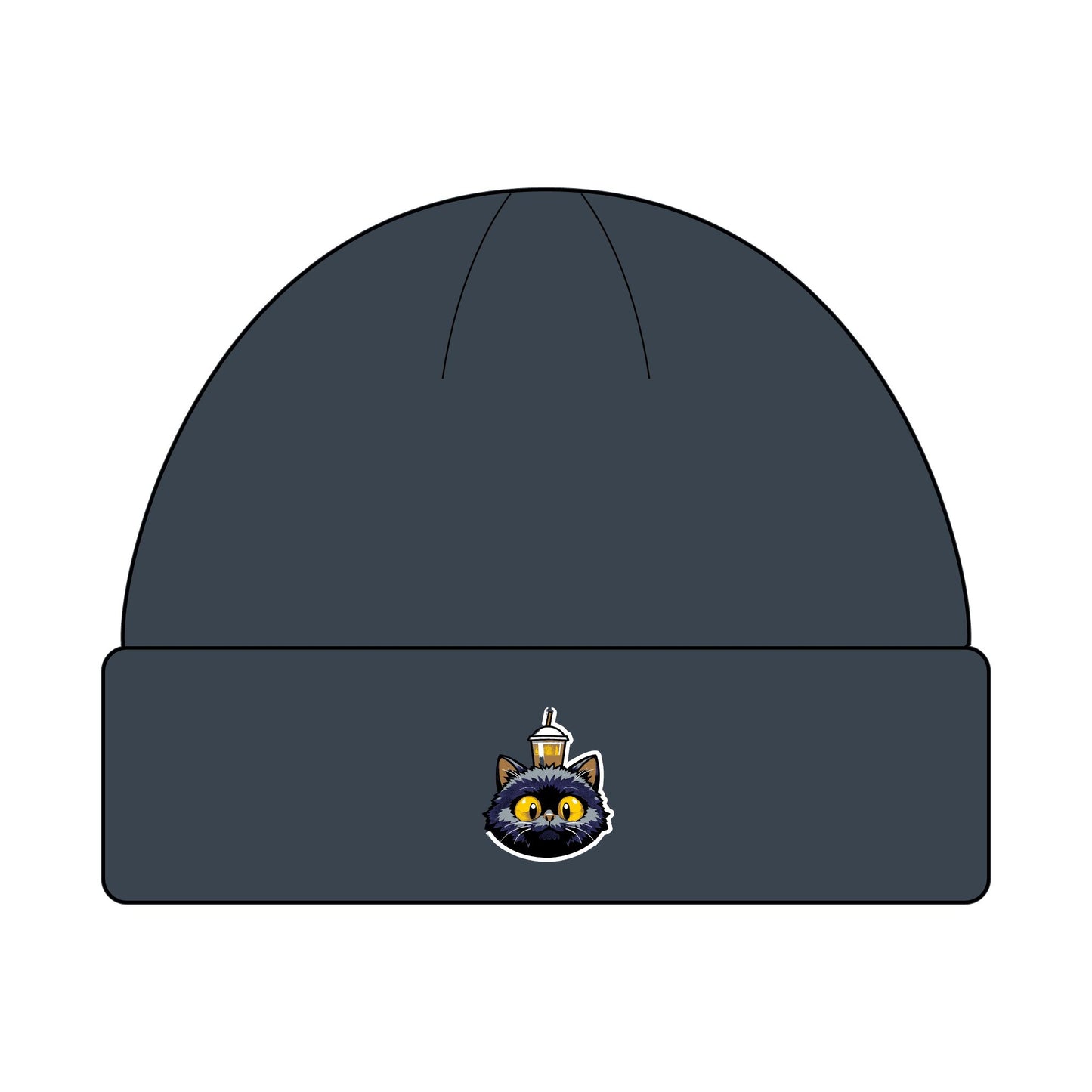 Embroidered Knit Beanie Style 4 - a-0001