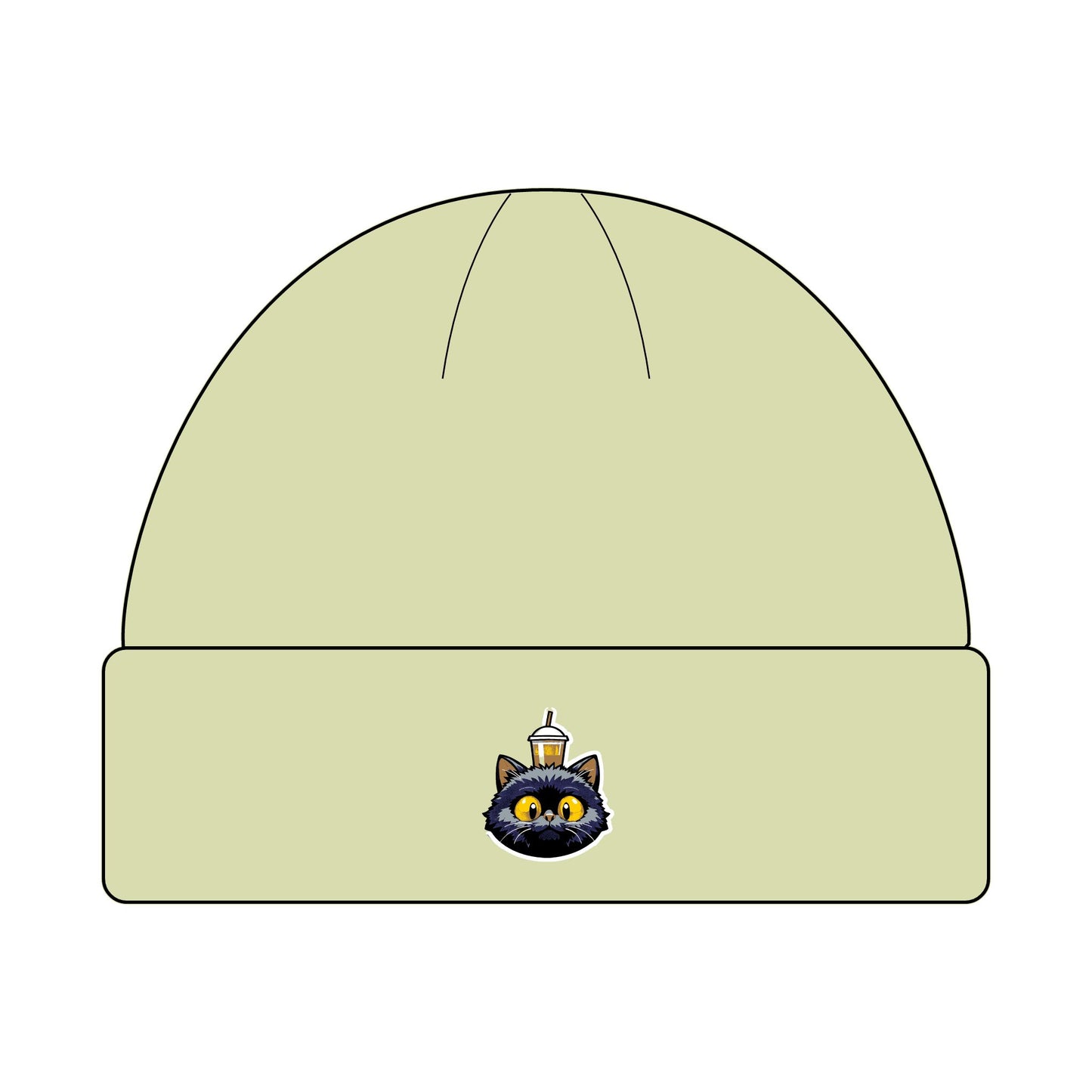 Embroidered Knit Beanie Style 4 - a-0001