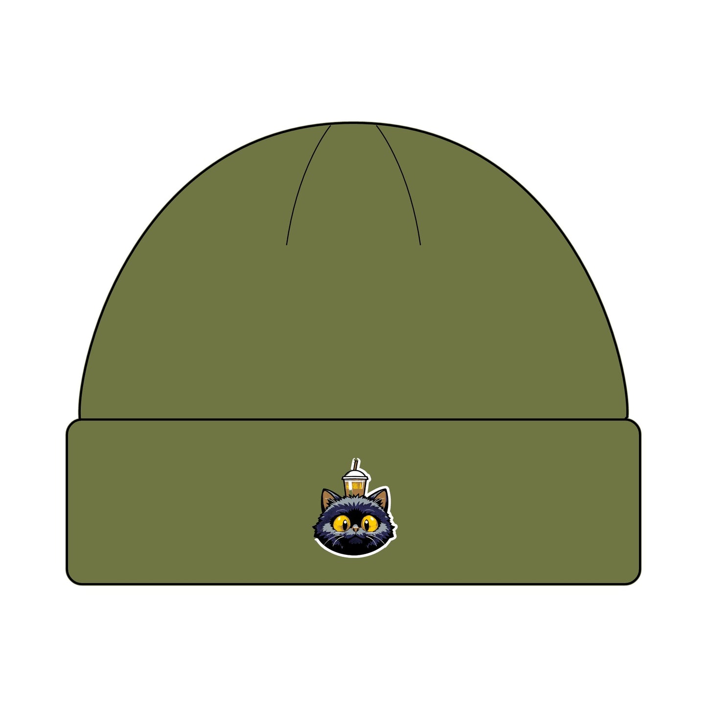 Embroidered Knit Beanie Style 4 - a-0001