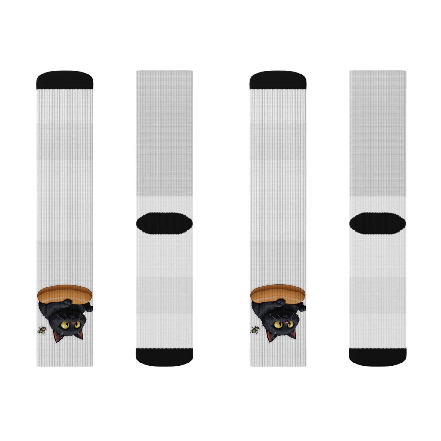 Cat Peek Sublimation Socks - a-00002