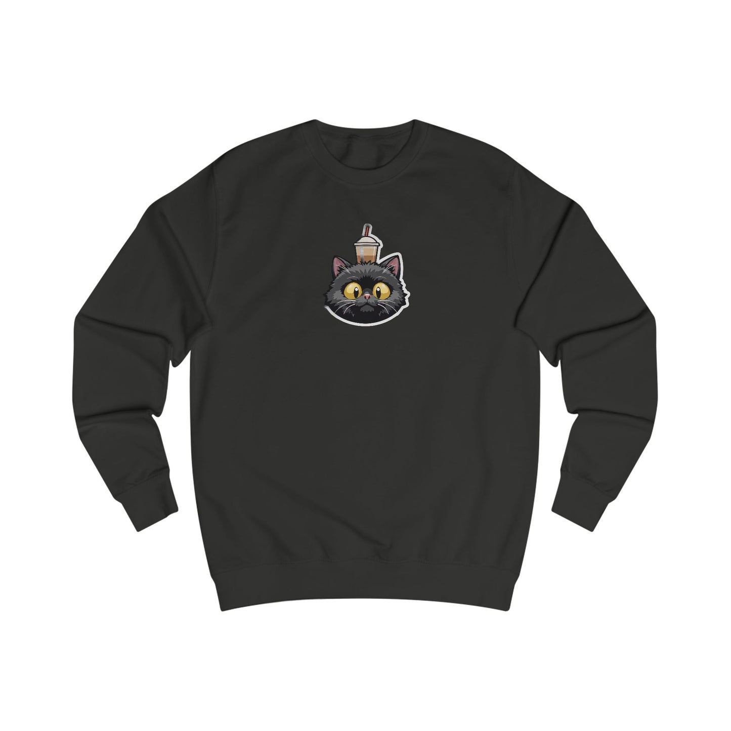 Jett Black Crewneck Sweatshirt - a-0001
