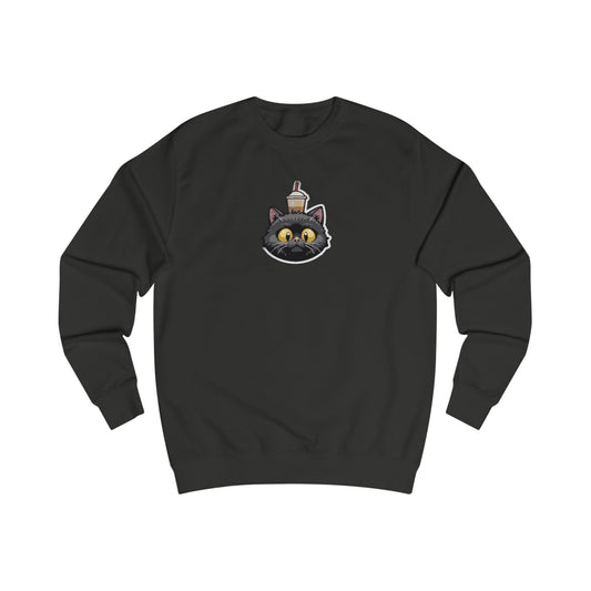 Jett Black Crewneck Sweatshirt - a-0001