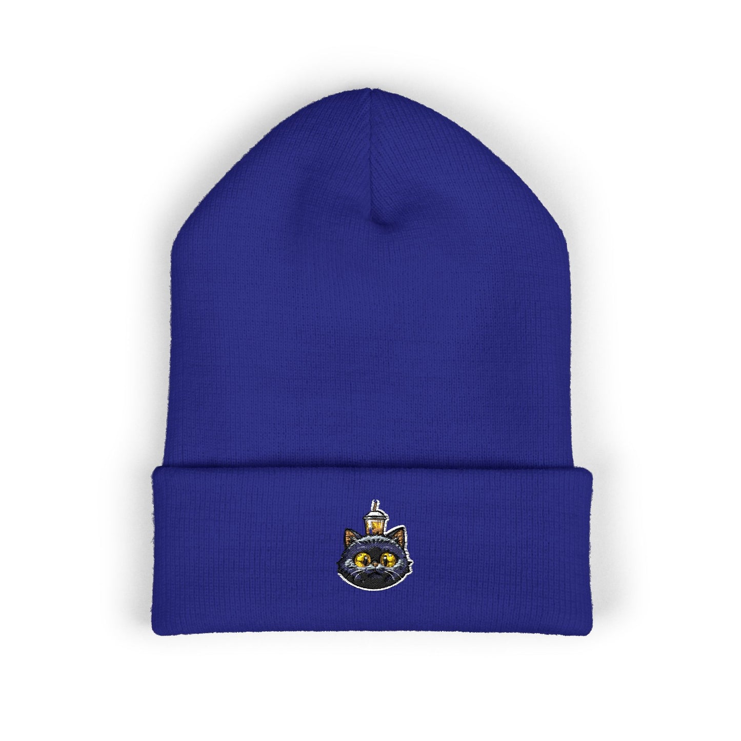 Embroidered Knit Beanie Style 2 - a-0001