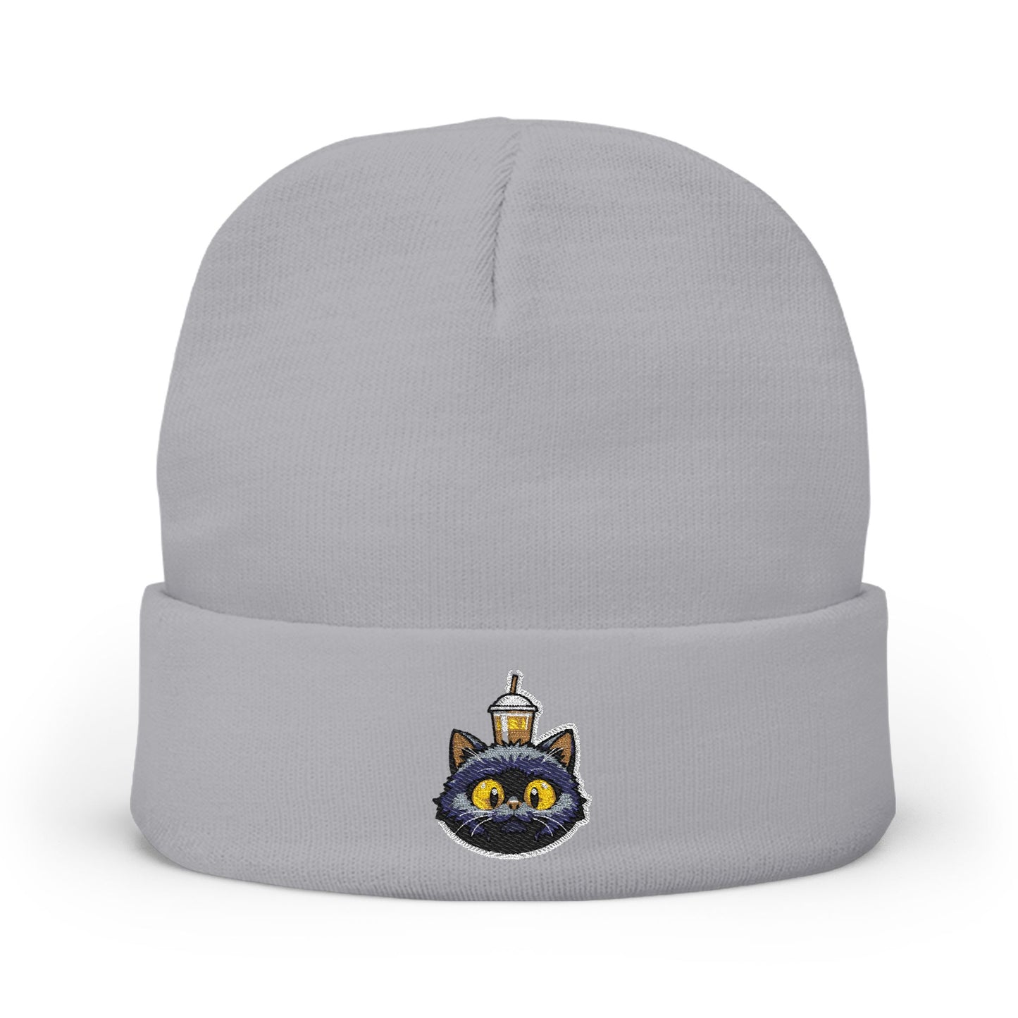 Embroidered Knit Beanie Style 3 - a-0001