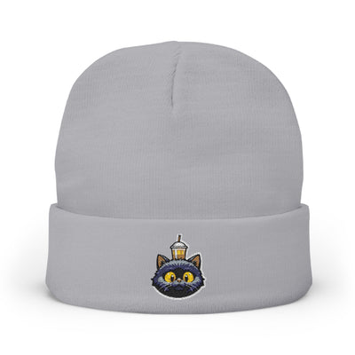 Embroidered Knit Beanie Style 3 - a-0001