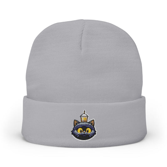 Embroidered Knit Beanie Style 3 - a-0001
