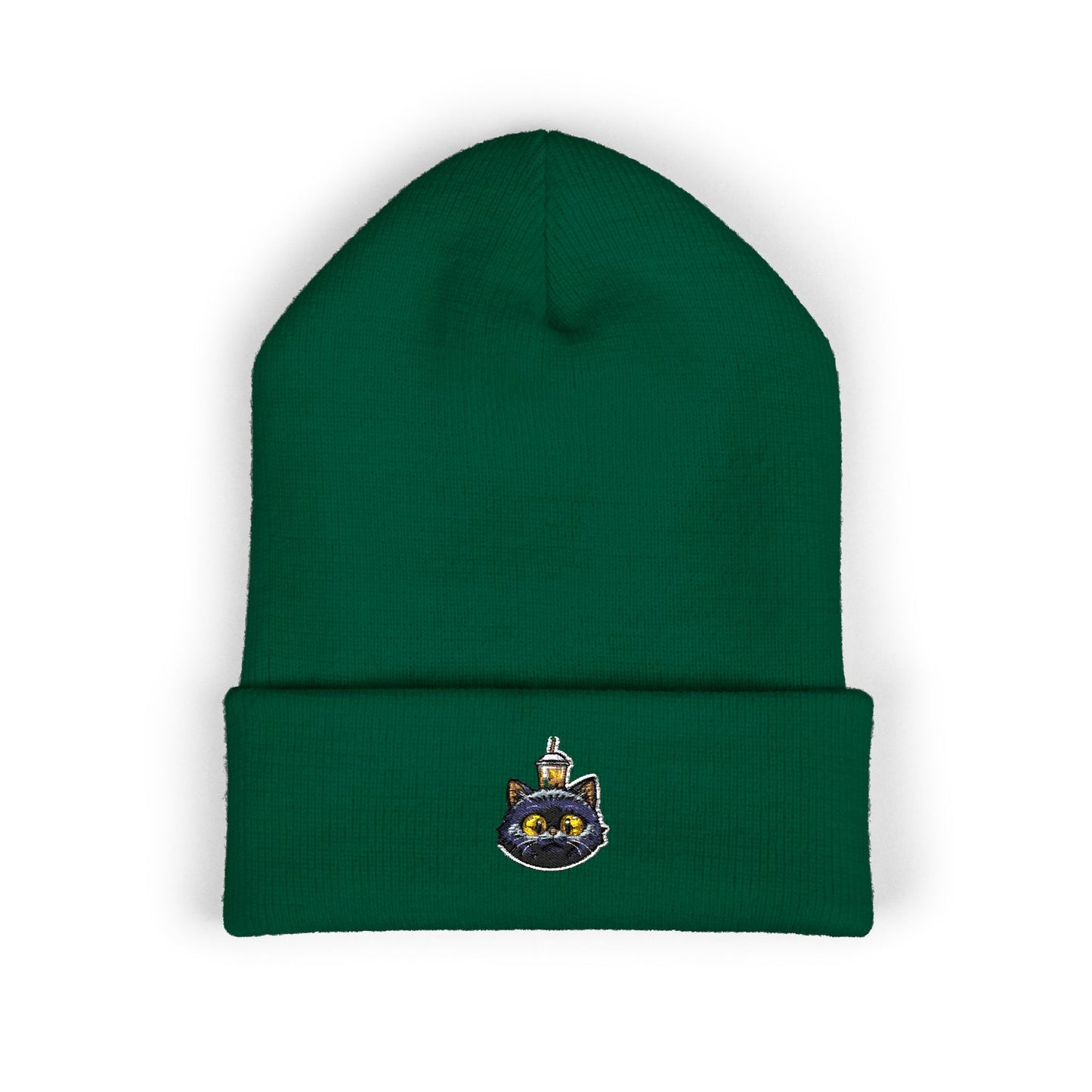 Embroidered Knit Beanie Style 2 - a-0001