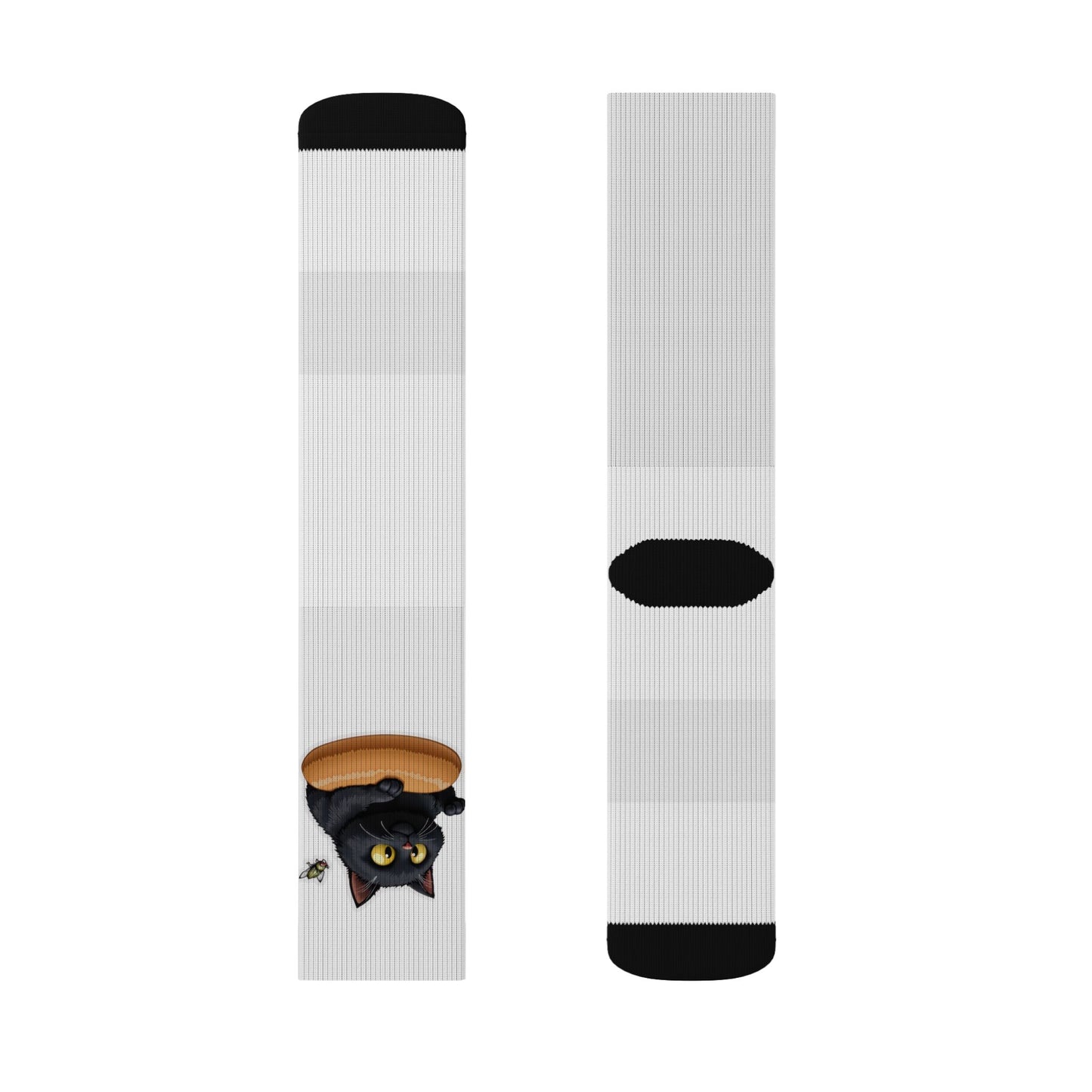 Cat Peek Sublimation Socks - a-00002