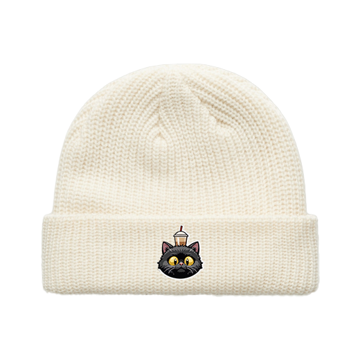 Embroidered Knit Beanie Style 4 - a-0001